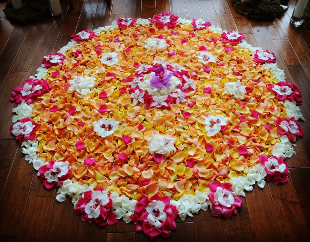 beautiful work of mandala ceremony
