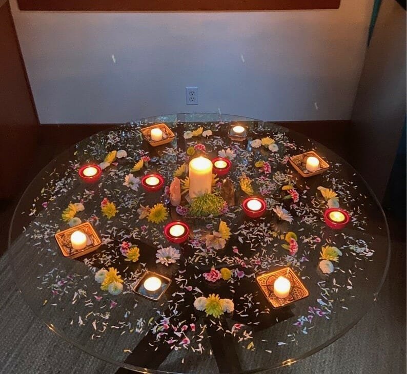 Life tribute mandala ceremonies